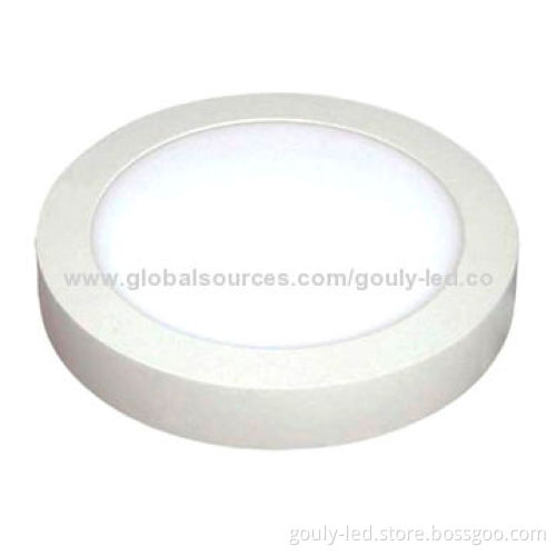 LED panel light round 12W with input voltage: AC85-265V